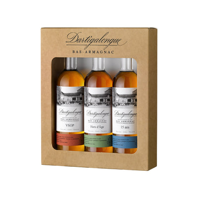 Armagnac Dartigalongue Coffret Découverte  3 x 20 cl