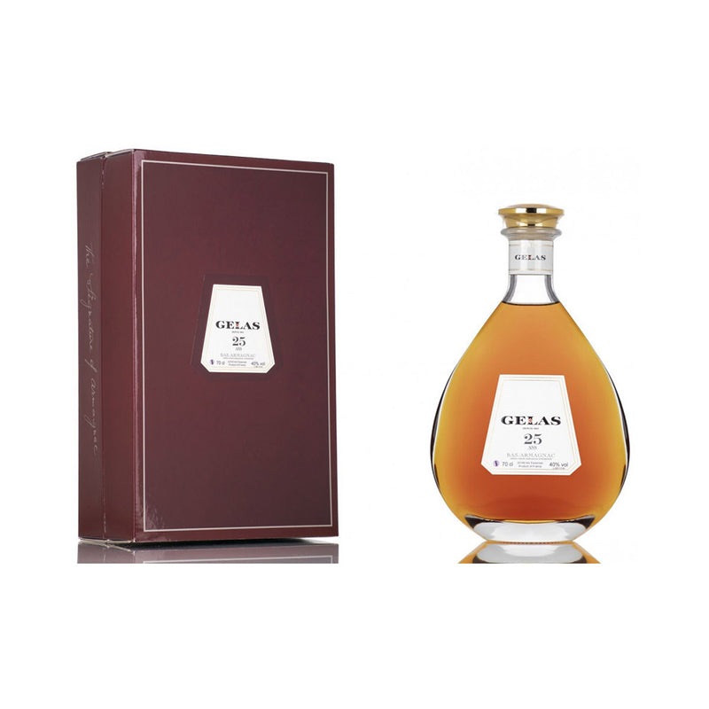 Armagnac gelas carafe 25 years of age 70cl